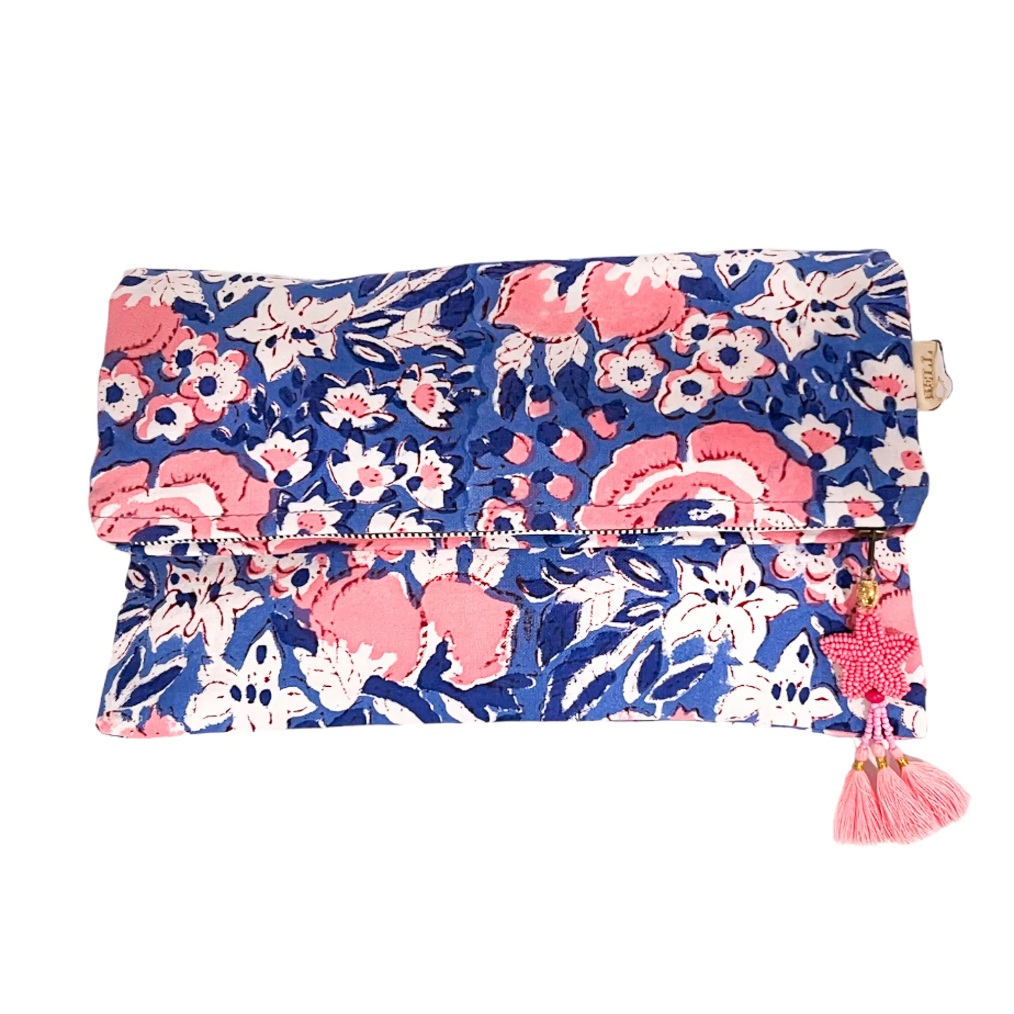 Fold Over Zipper Pouch