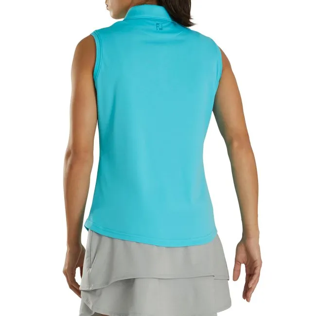 FootJoy Women's ProDry Interlock Sleeveless Shirt Self Collar