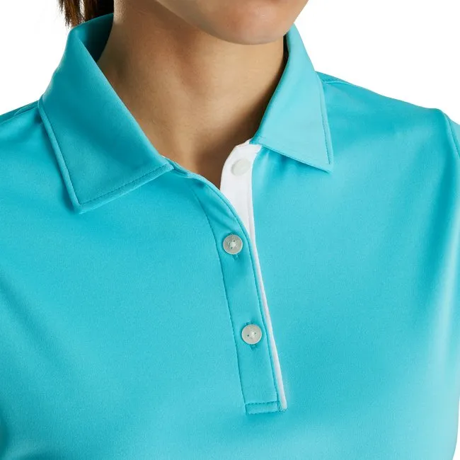 FootJoy Women's ProDry Interlock Sleeveless Shirt Self Collar