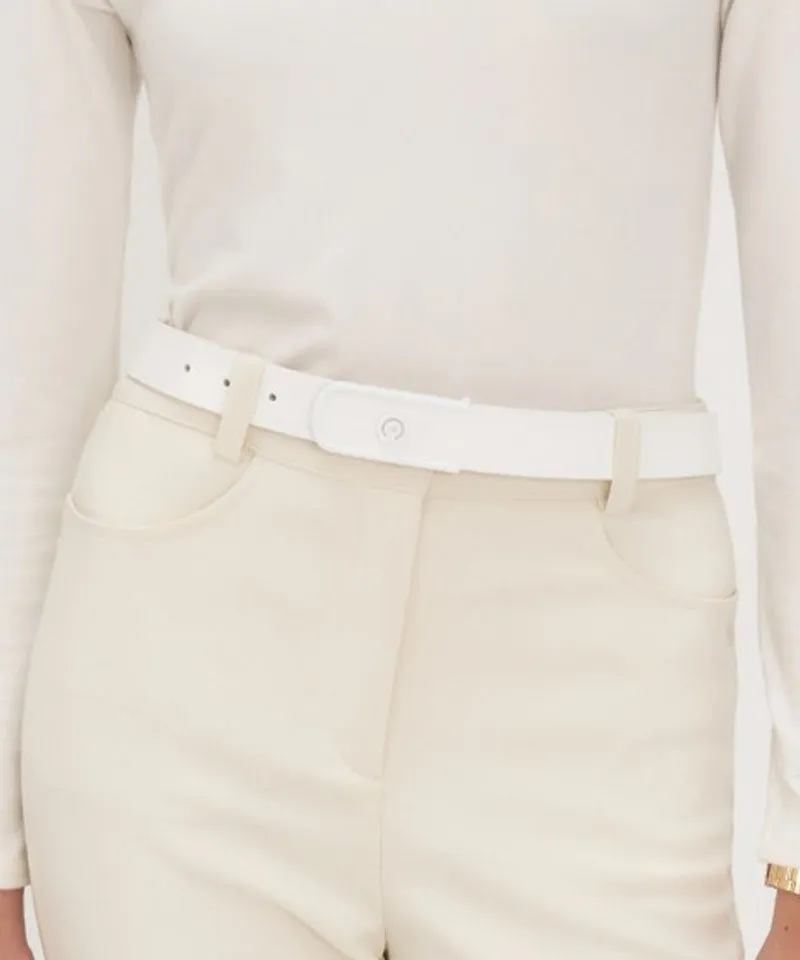 FORDI Signature Belt - White