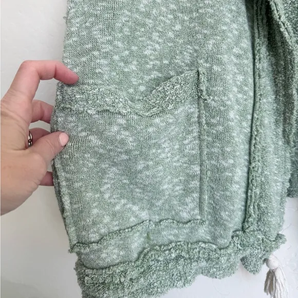 Free People Beach Mara Cardi Cardigan in Grasslands XS