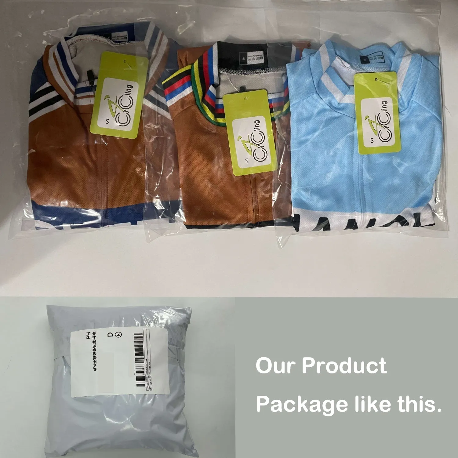 Gan Blue Vintage Short Sleeve Cycling Jersey Top