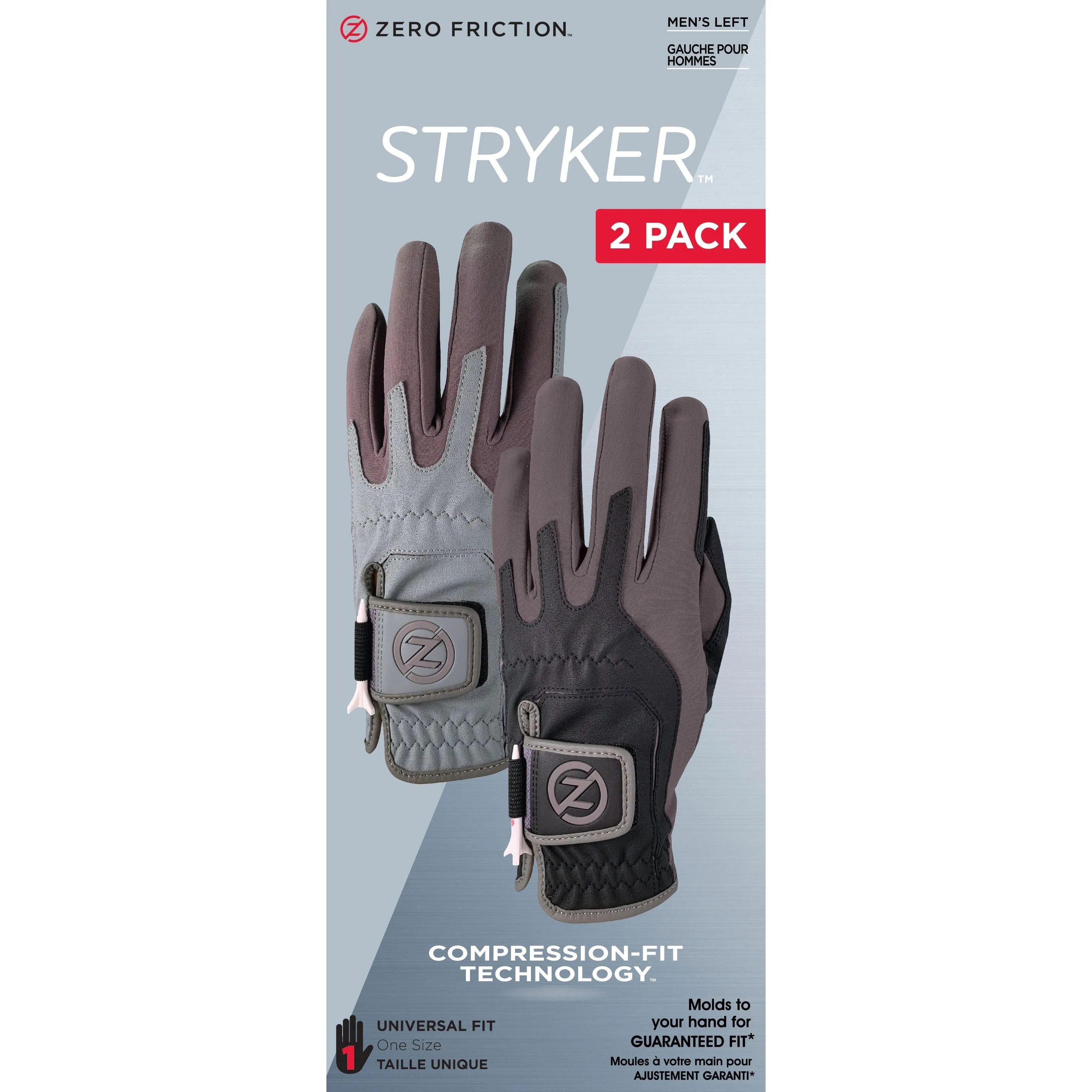 GANT DE GOLF ZERO FRICTION STRYKER 2 PACK HOMME