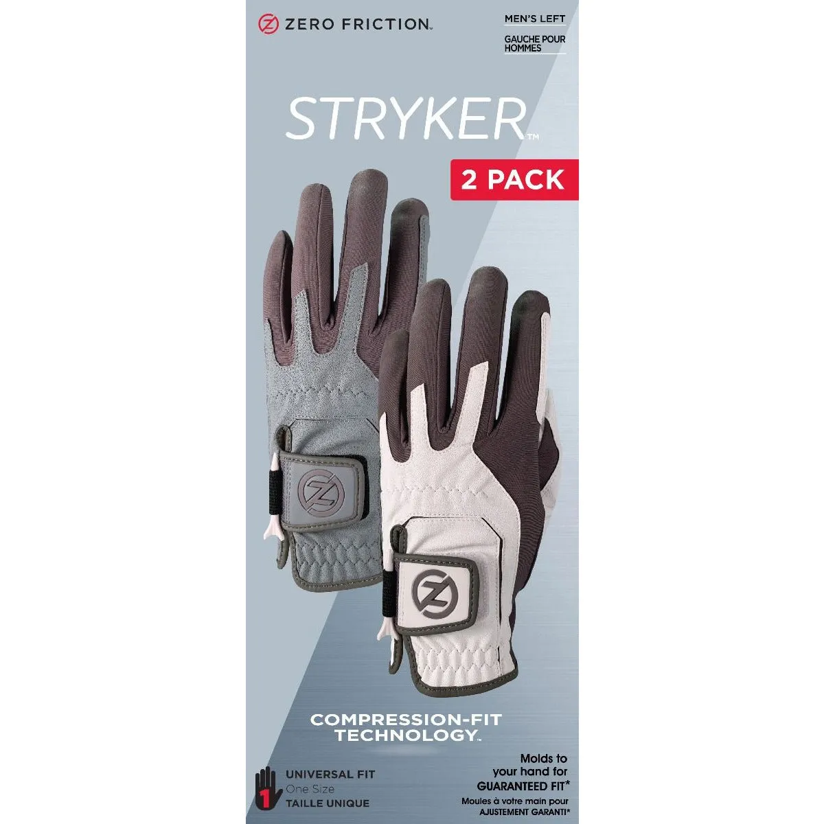 GANT DE GOLF ZERO FRICTION STRYKER 2 PACK HOMME