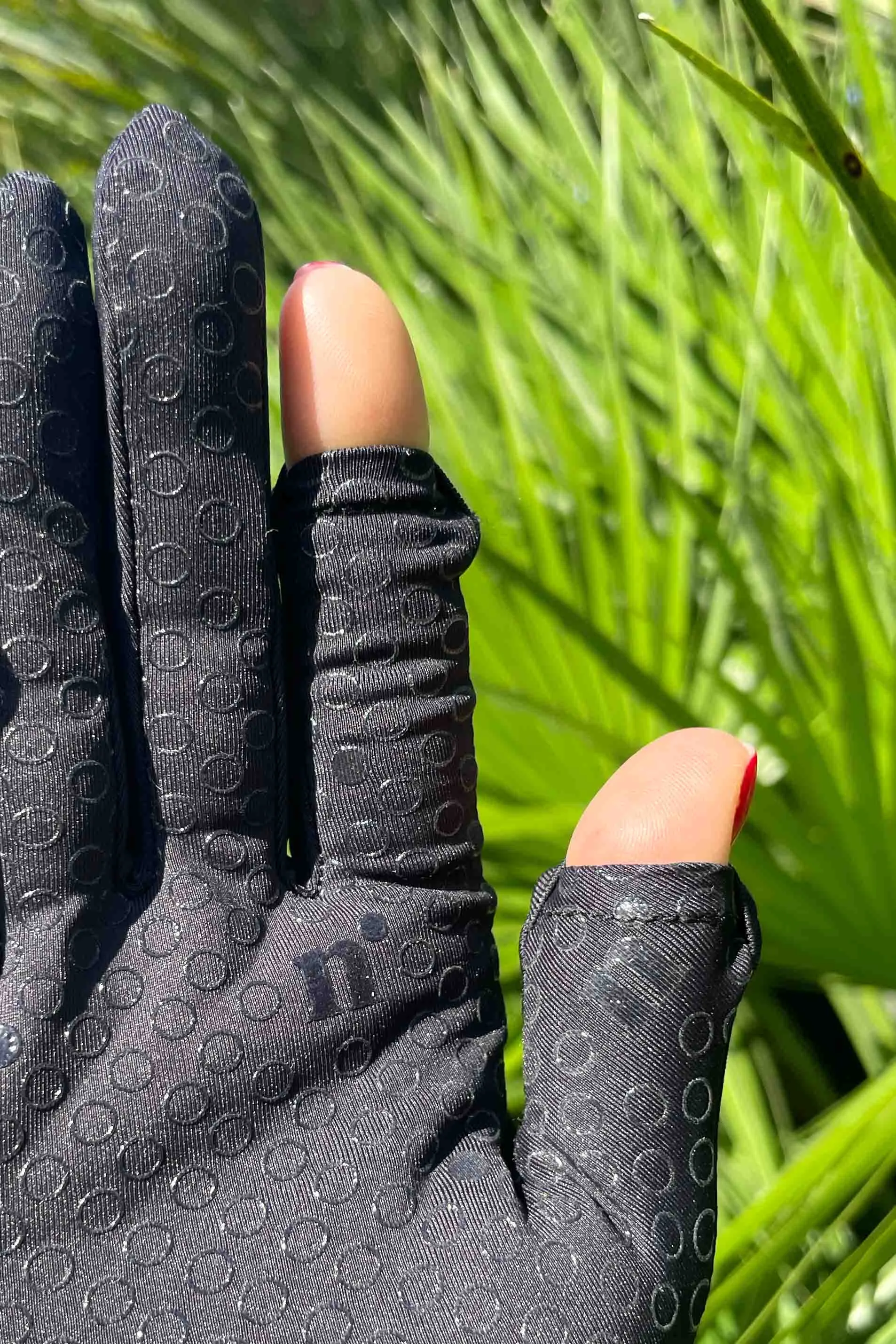 Gants anti-UV unisexes Plus - Noir - Nuvées