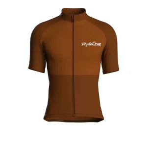 Glide Flow | Earth Brown Male Short Sleeves Jersey