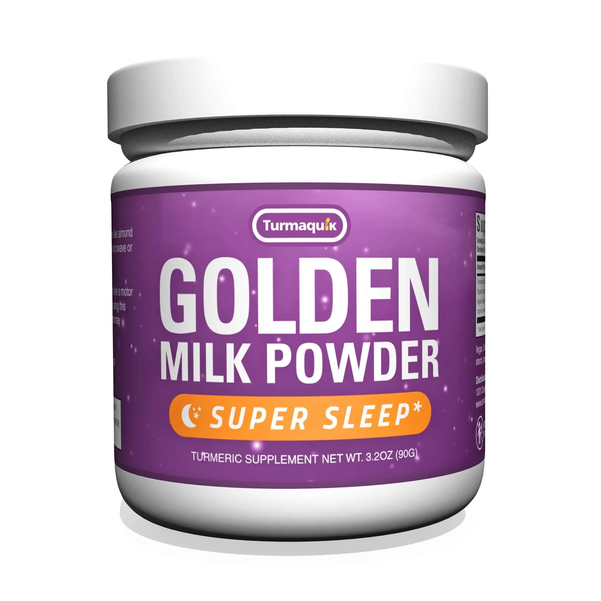 Golden Milk Polvo de cúrcuma 6 mezcla de superalimentos - Keto vegano no transgénico, 1