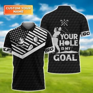 Golf 005 - Personalized Name 3D Polo Shirt - Nvc97