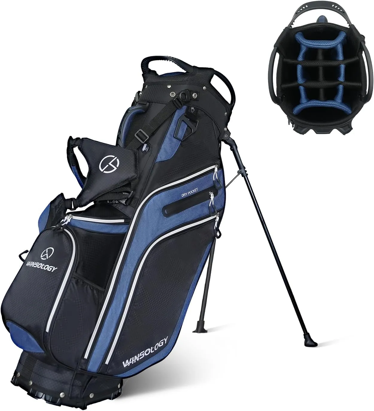 Golf Bag Travel Club Stand Ball Cart Support Pole Pouch Camo Stand Gifts Airlines for Men Womens Small Lightweight Golf Bag