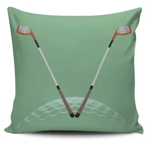 Golf Clubs Pillow Cover