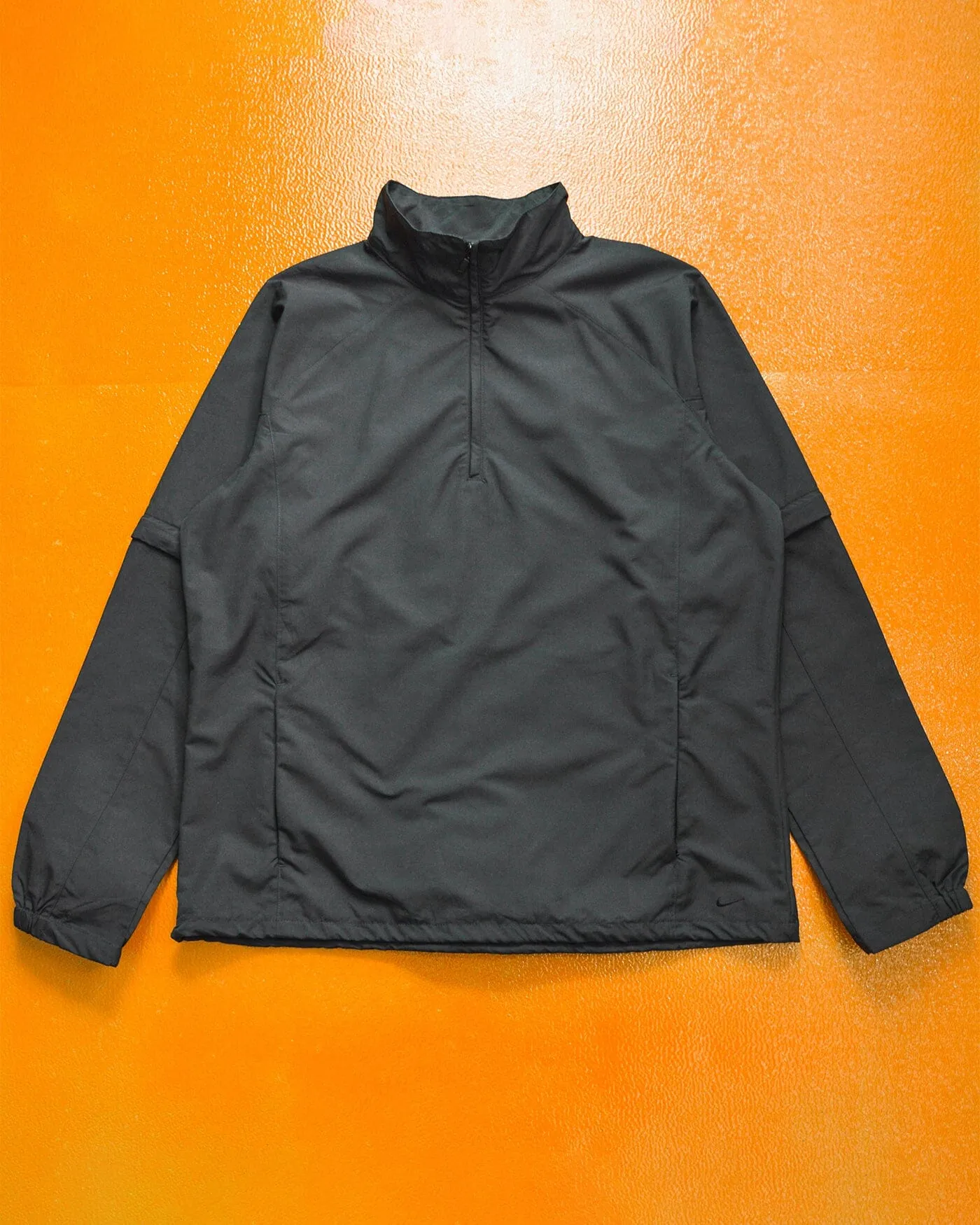 Golf Detachable Sleeve / Convertible Black Tonal Track Top (~M~)