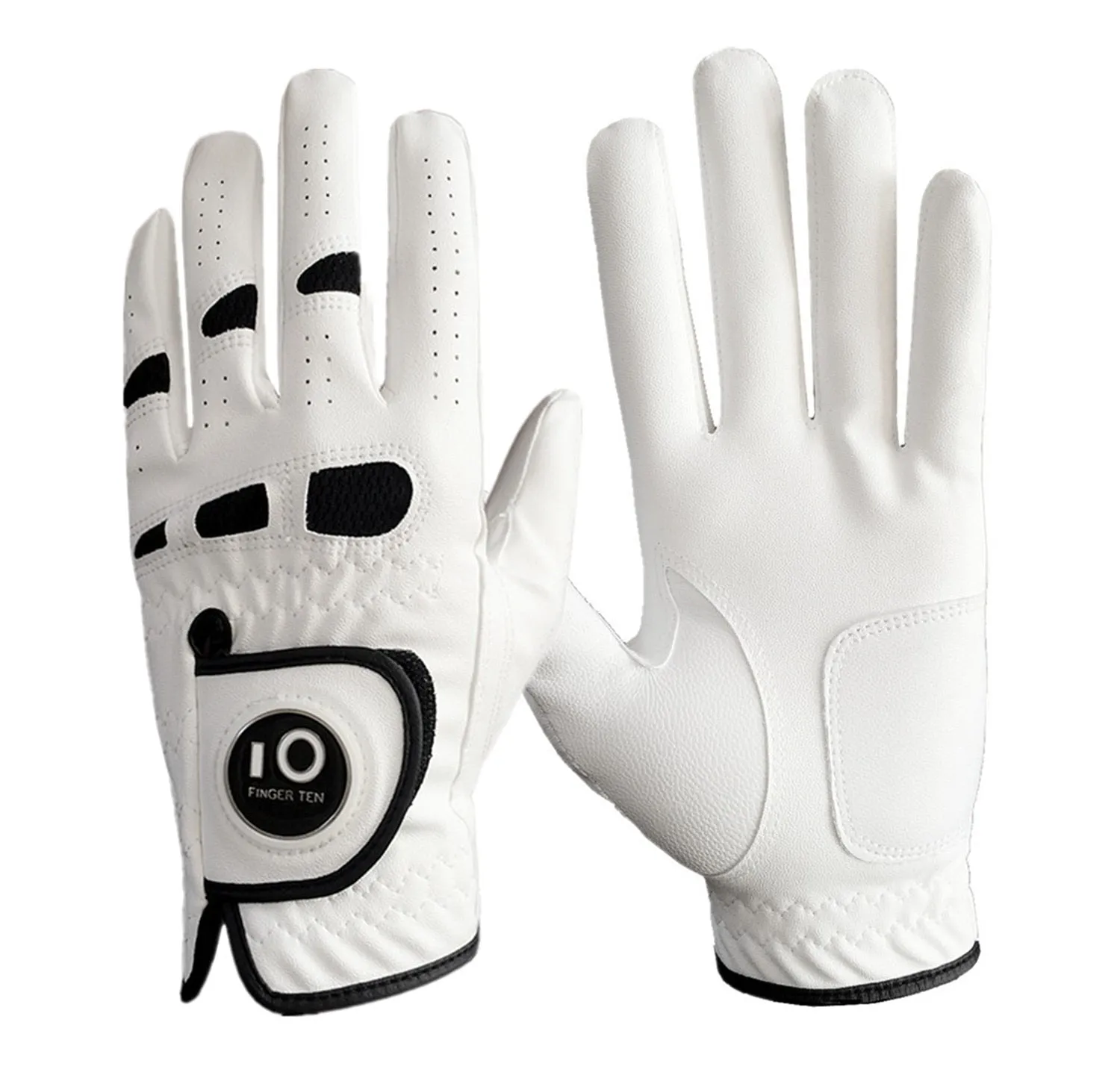 Golf Glove with Ball Marker