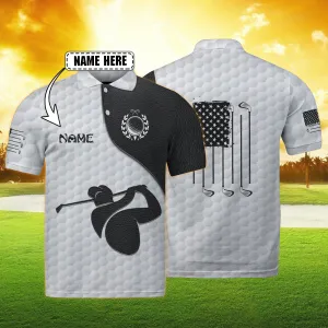 Golf name - Personalized Name 3D Polo Shirt - Nsd99