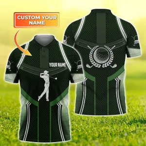 Golf - Personalized Name 3D Polo Shirt 07 - TD96