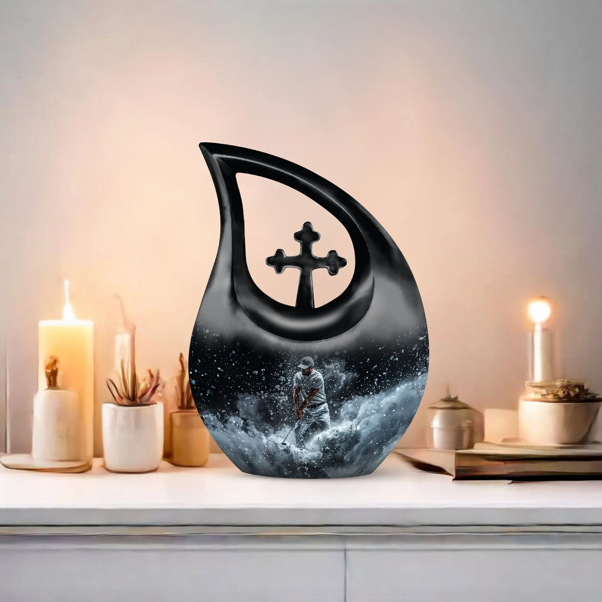 Golf Theme Remembrance - Affordable & Dignified Burial Urn