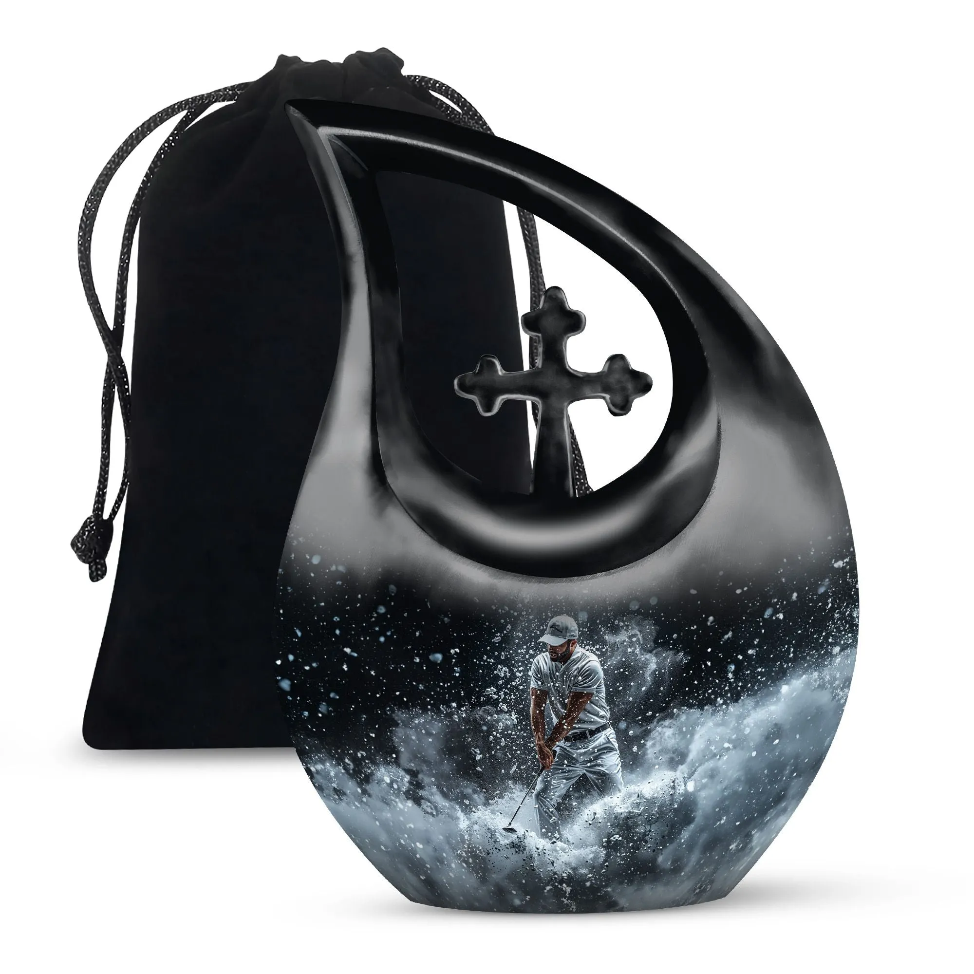 Golf Theme Remembrance - Affordable & Dignified Burial Urn