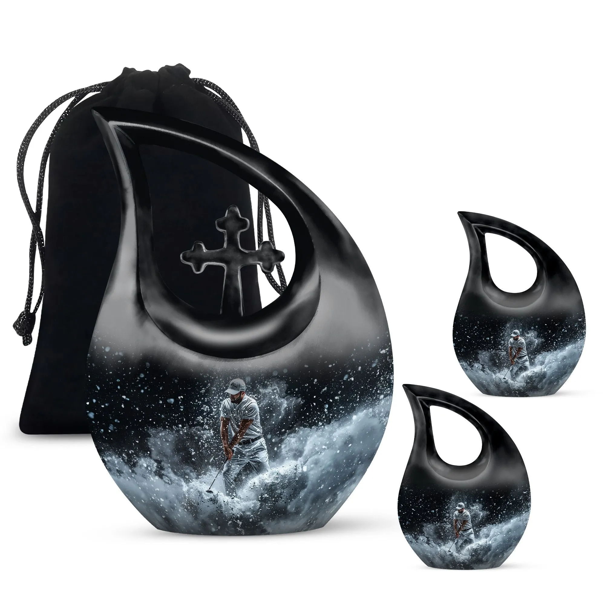 Golf Theme Remembrance - Affordable & Dignified Burial Urn