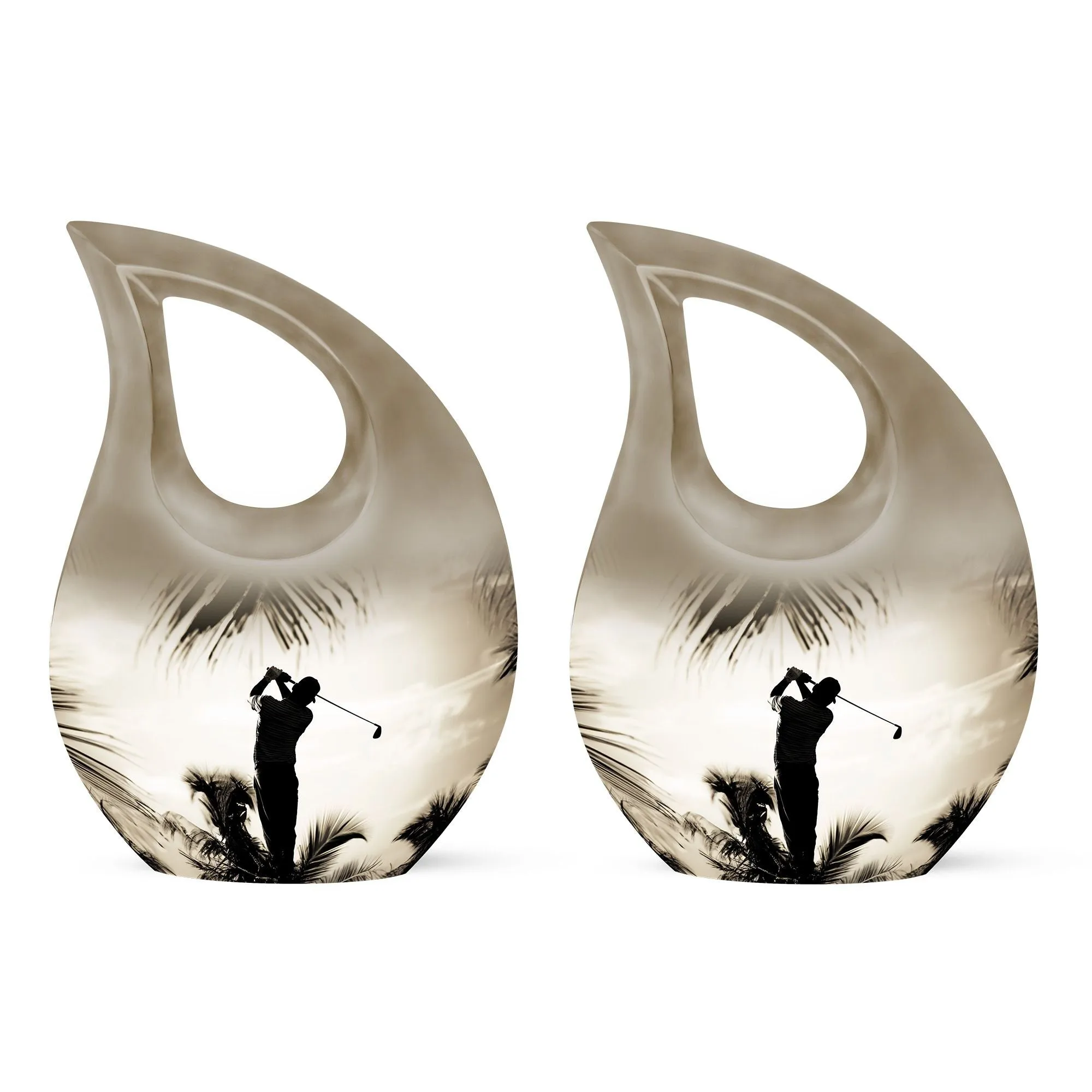 Golf Themed Eternal Reminder - Funeral Urn for Loved One's Ashes