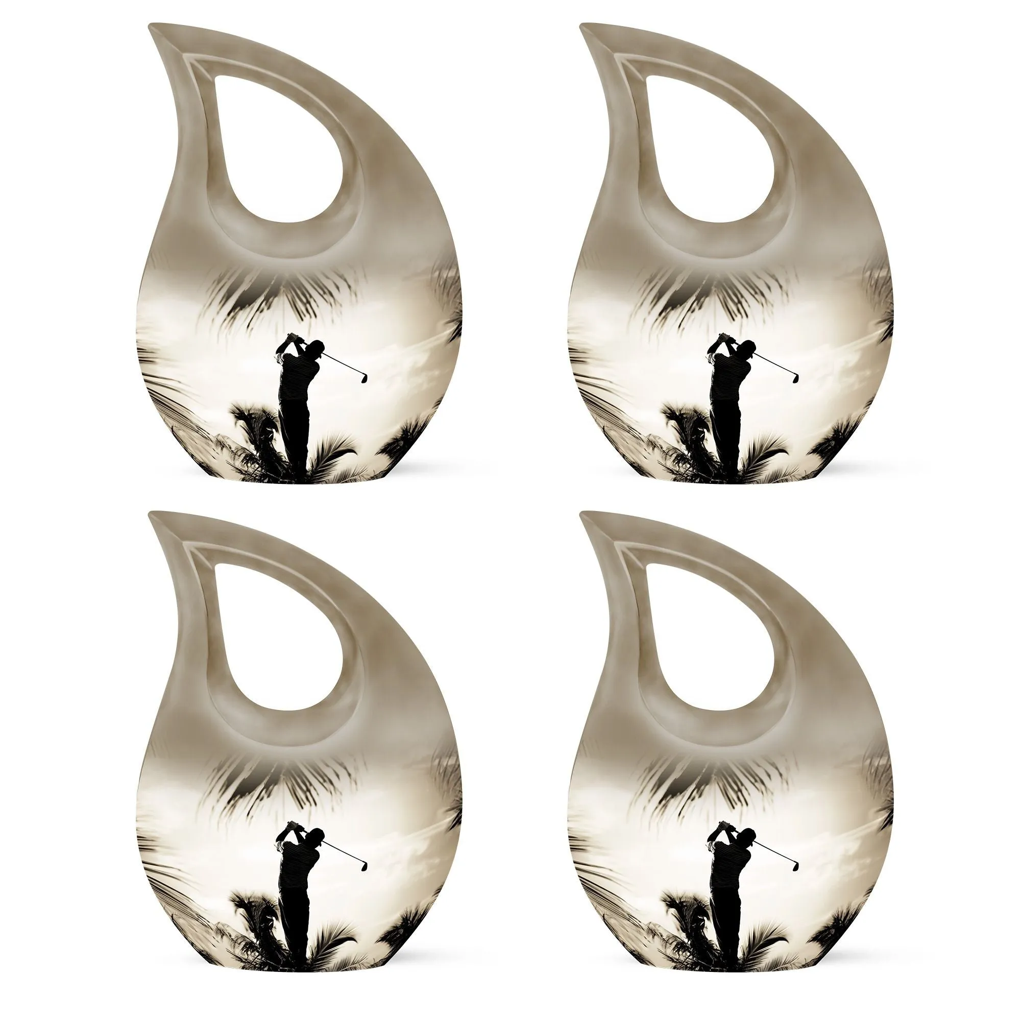 Golf Themed Eternal Reminder - Funeral Urn for Loved One's Ashes