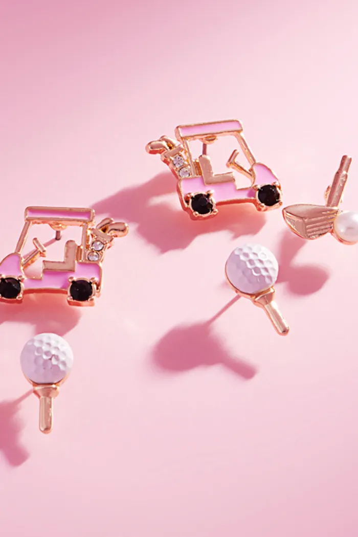 Golf Trio Earrings