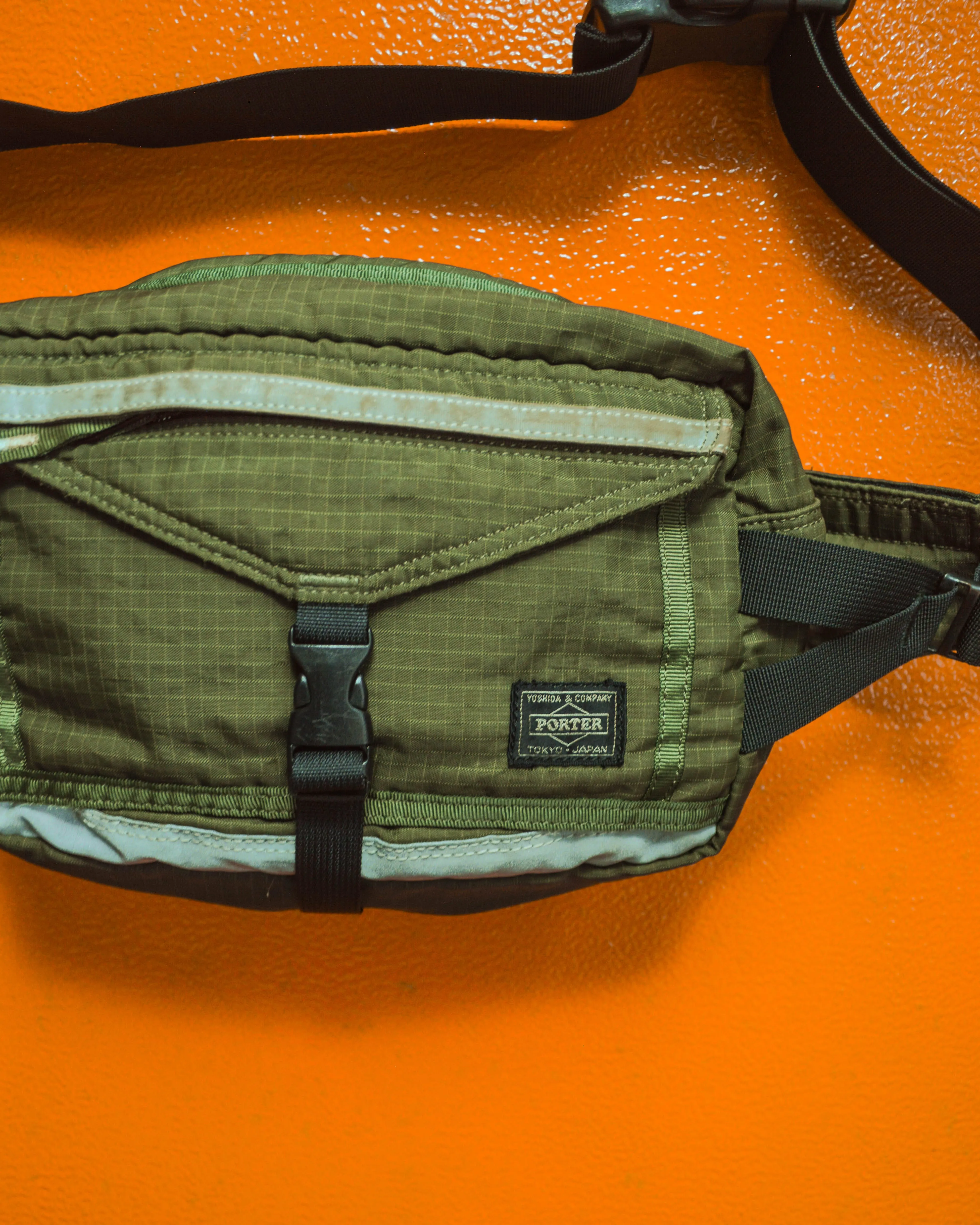 Green Large Ripstop Waist / Cross Body Bag (~OS~)