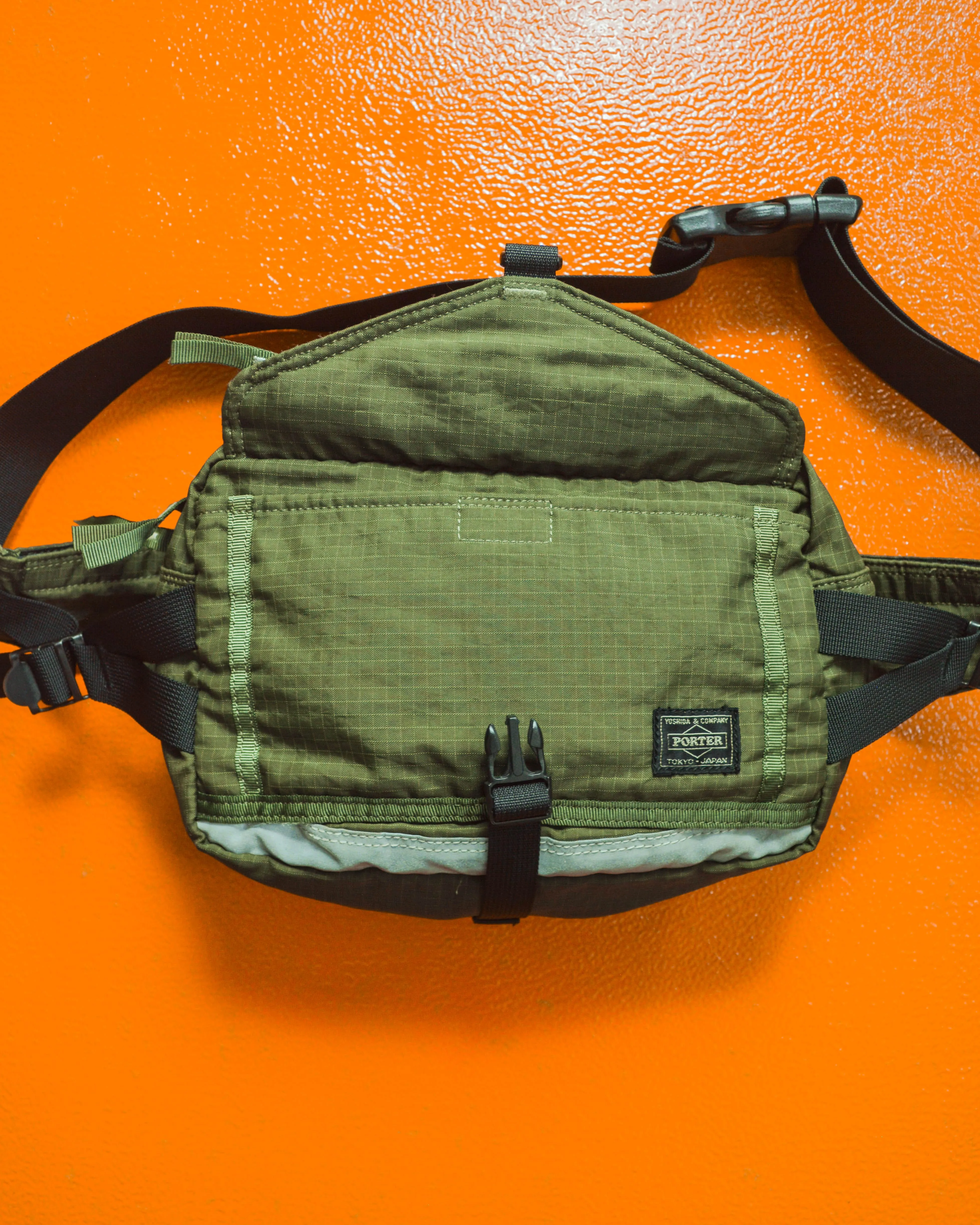 Green Large Ripstop Waist / Cross Body Bag (~OS~)