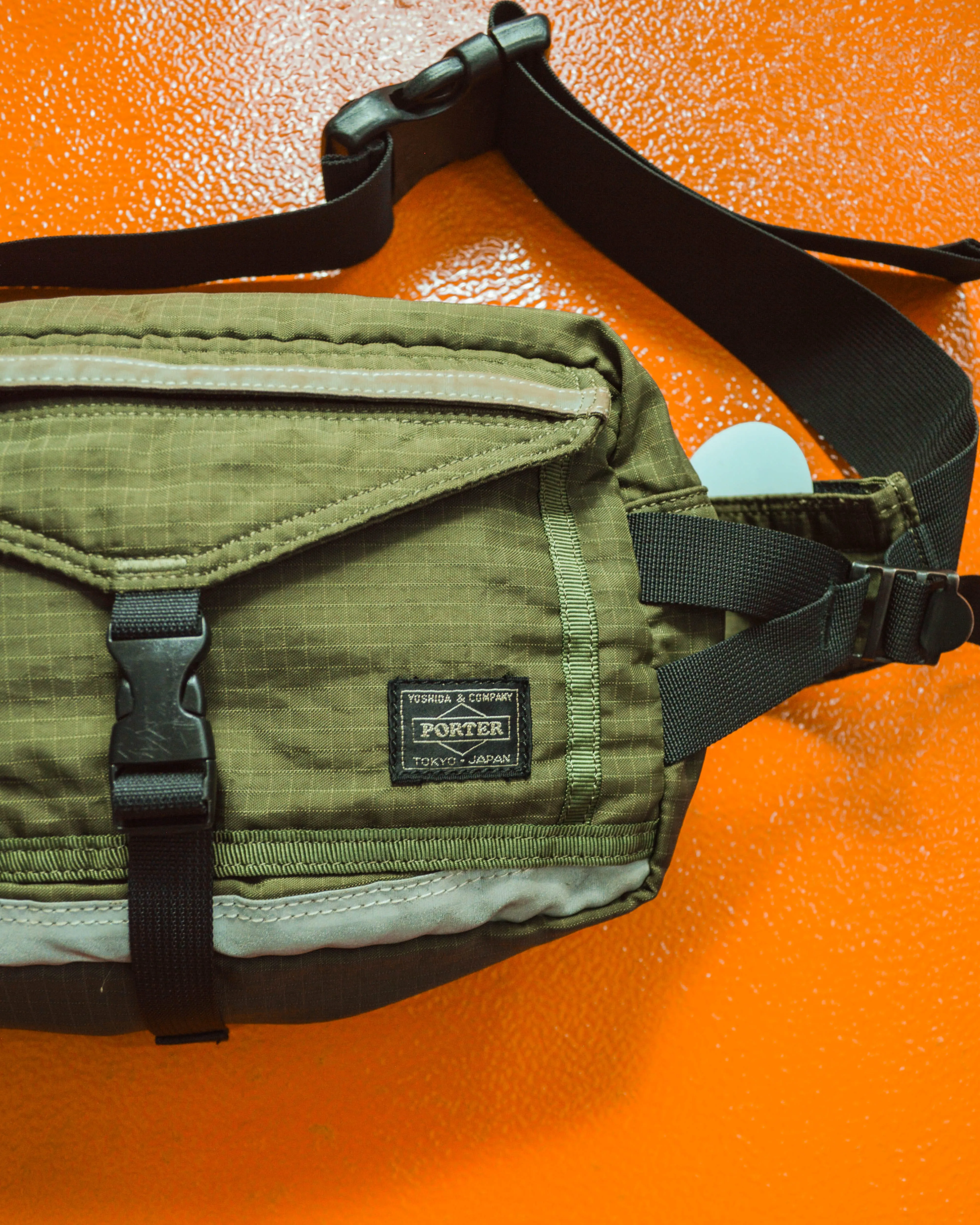 Green Large Ripstop Waist / Cross Body Bag (~OS~)