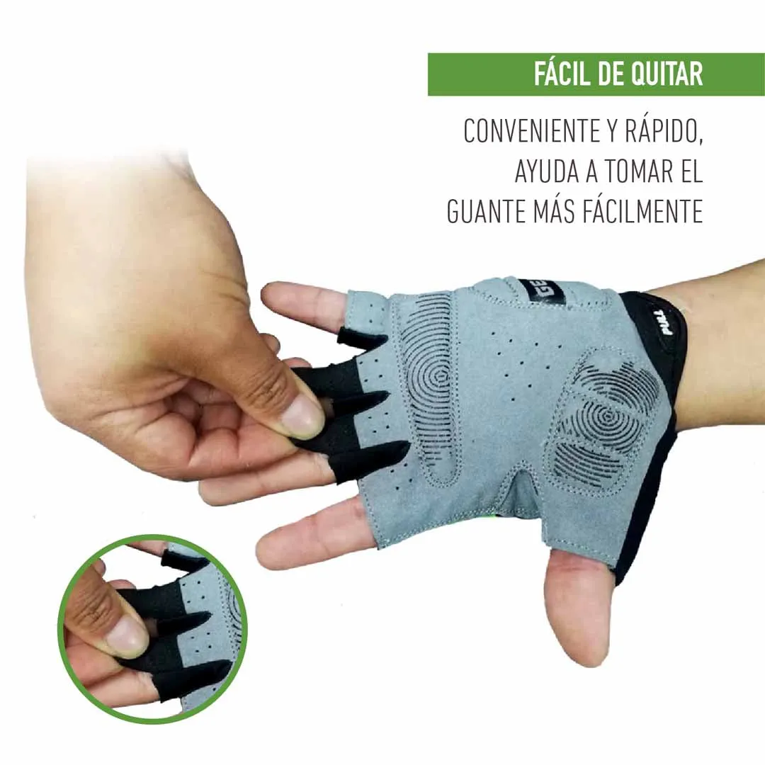 Guante Corto OnWheels! Verde/Negro