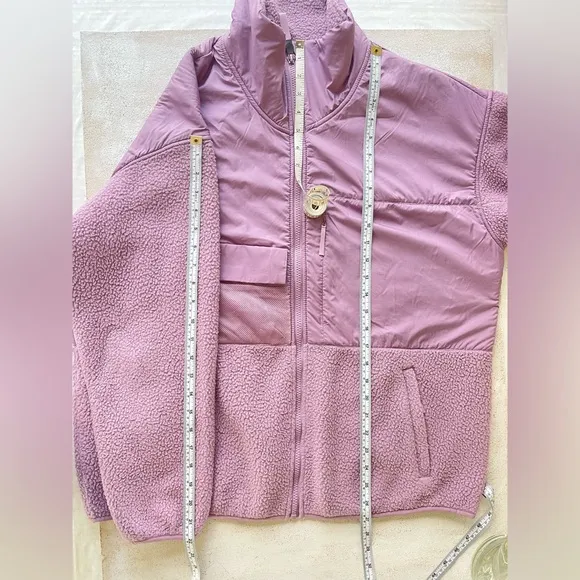 H&amp;M MOVE Technical Parka with Patch Pockets in Purple, L