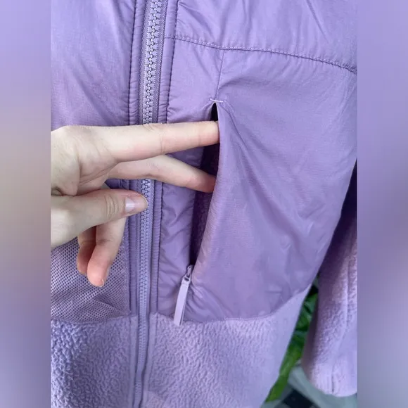 H&amp;M MOVE Technical Parka with Patch Pockets in Purple, L