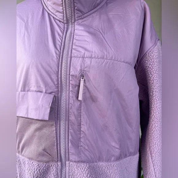 H&amp;M MOVE Technical Parka with Patch Pockets in Purple, L