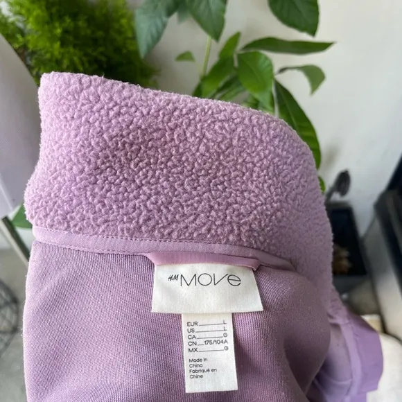 H&amp;M MOVE Technical Parka with Patch Pockets in Purple, L
