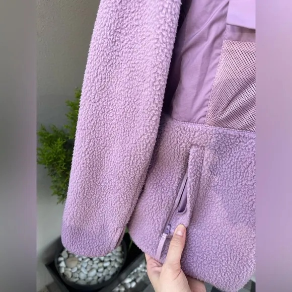 H&amp;M MOVE Technical Parka with Patch Pockets in Purple, L