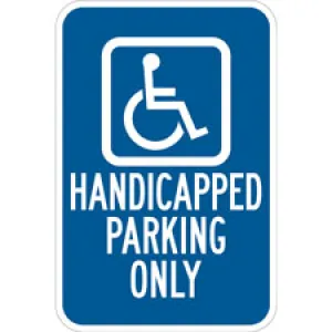 Handicap Parking Only Sign/ Buy online