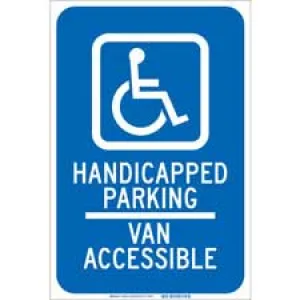 Handicapped Parking Van Accessible Sign/ Buy online