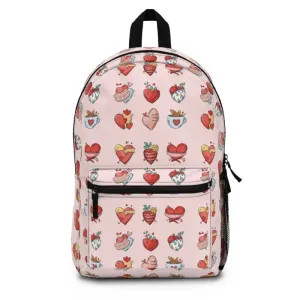 Hearts Valentine Themed Backpack Bursting with Love