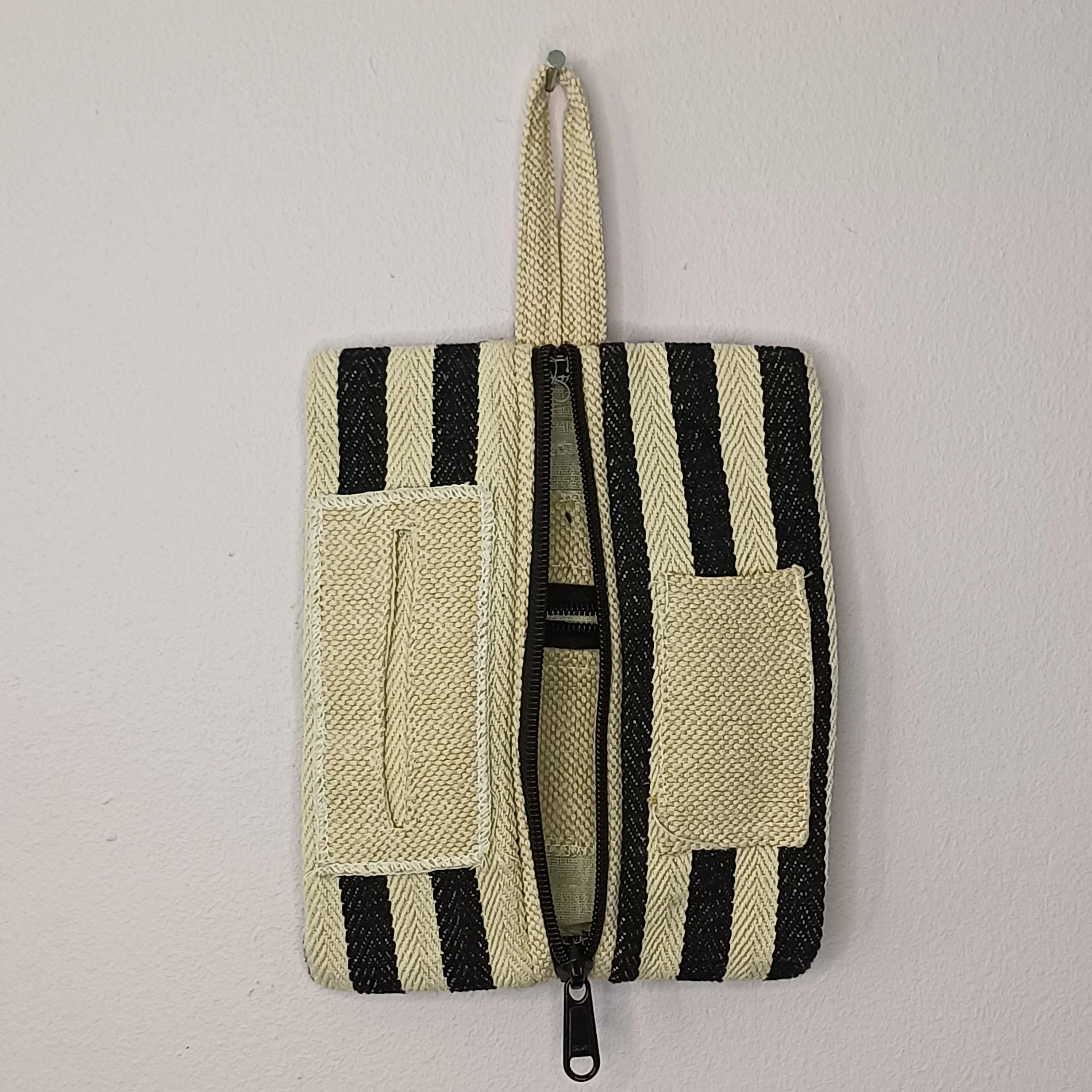 Hemp Striped Tobacco Pouch
