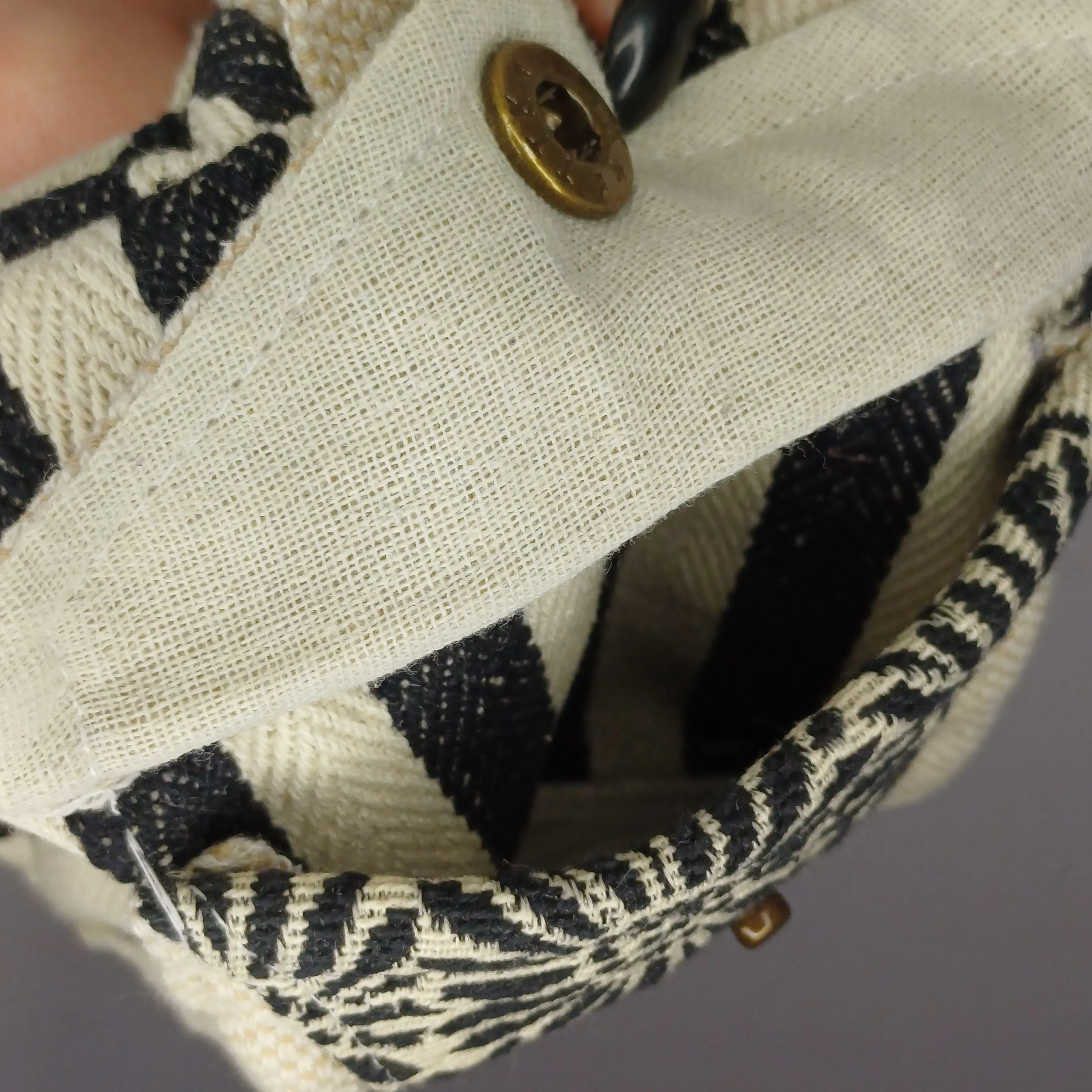 Hemp Striped Tobacco Pouch