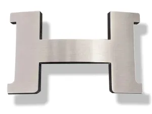 Hermes Huge Acier Brossé CONSTANCE 42 MM Belt Buckle New with Pouch!