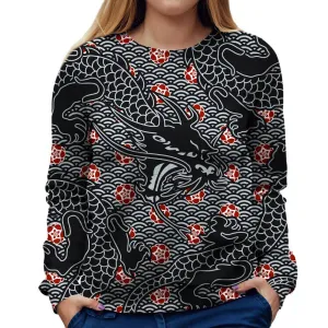 Hidden Dragon Womens Sweatshirt