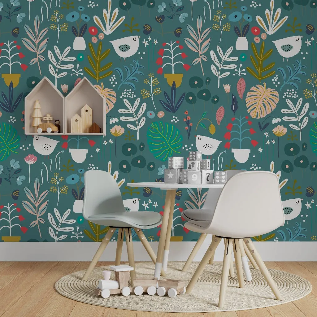 Hidden Garden Wallpaper Mural