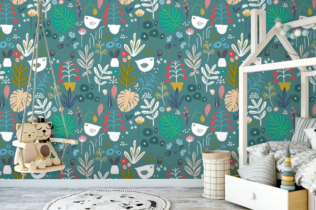 Hidden Garden Wallpaper Mural