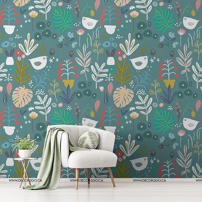 Hidden Garden Wallpaper Mural