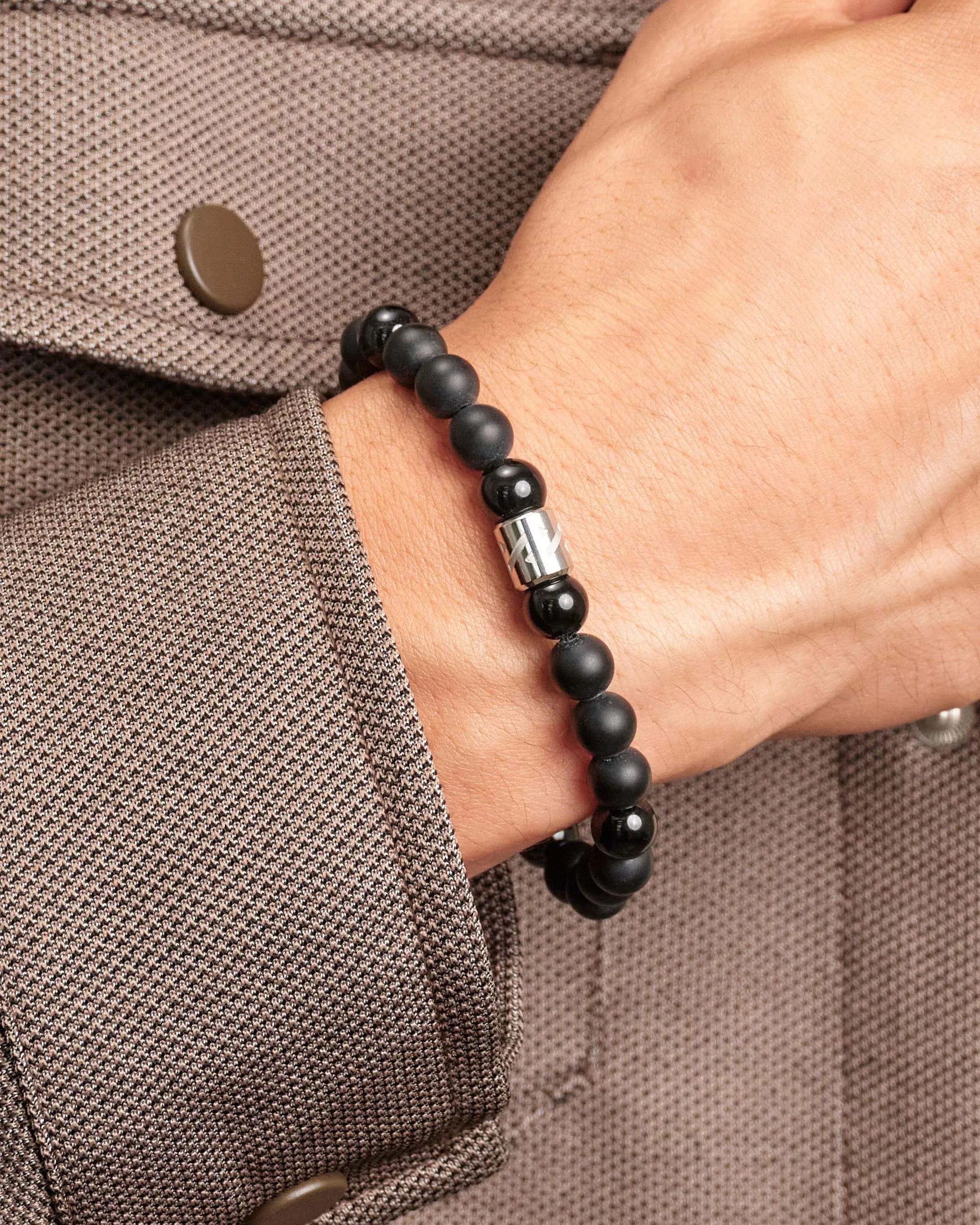 Hidden Hills Beaded Bracelet - Silver
