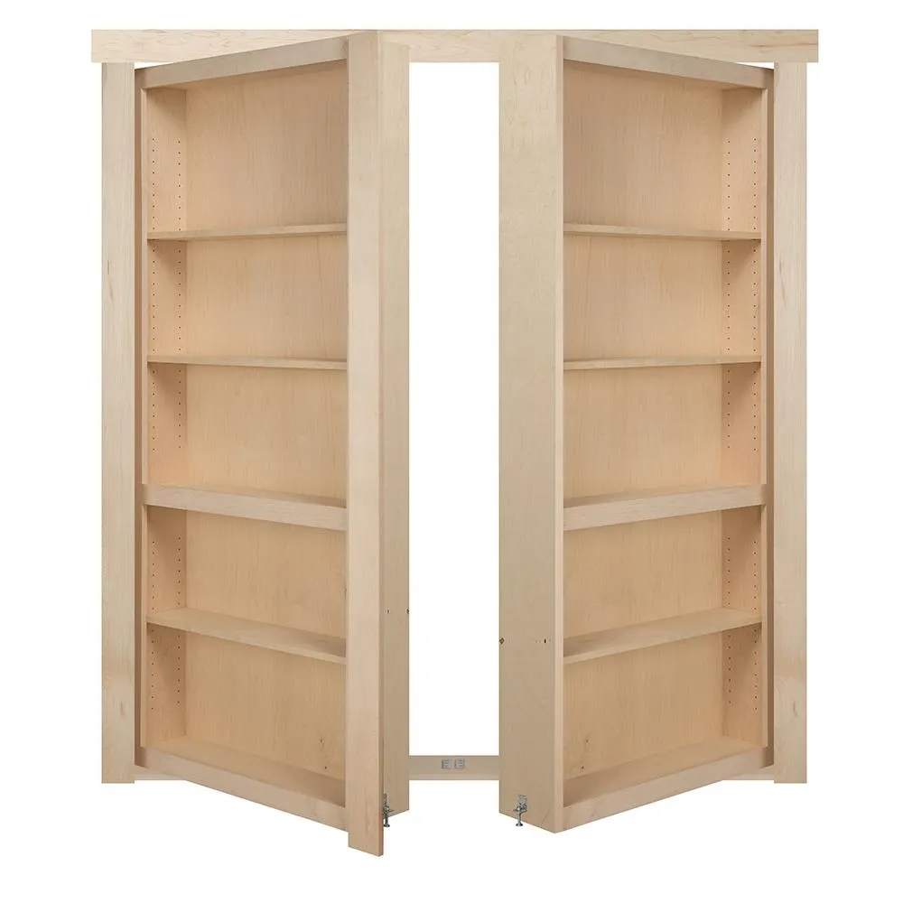 Hidden Maple French Door