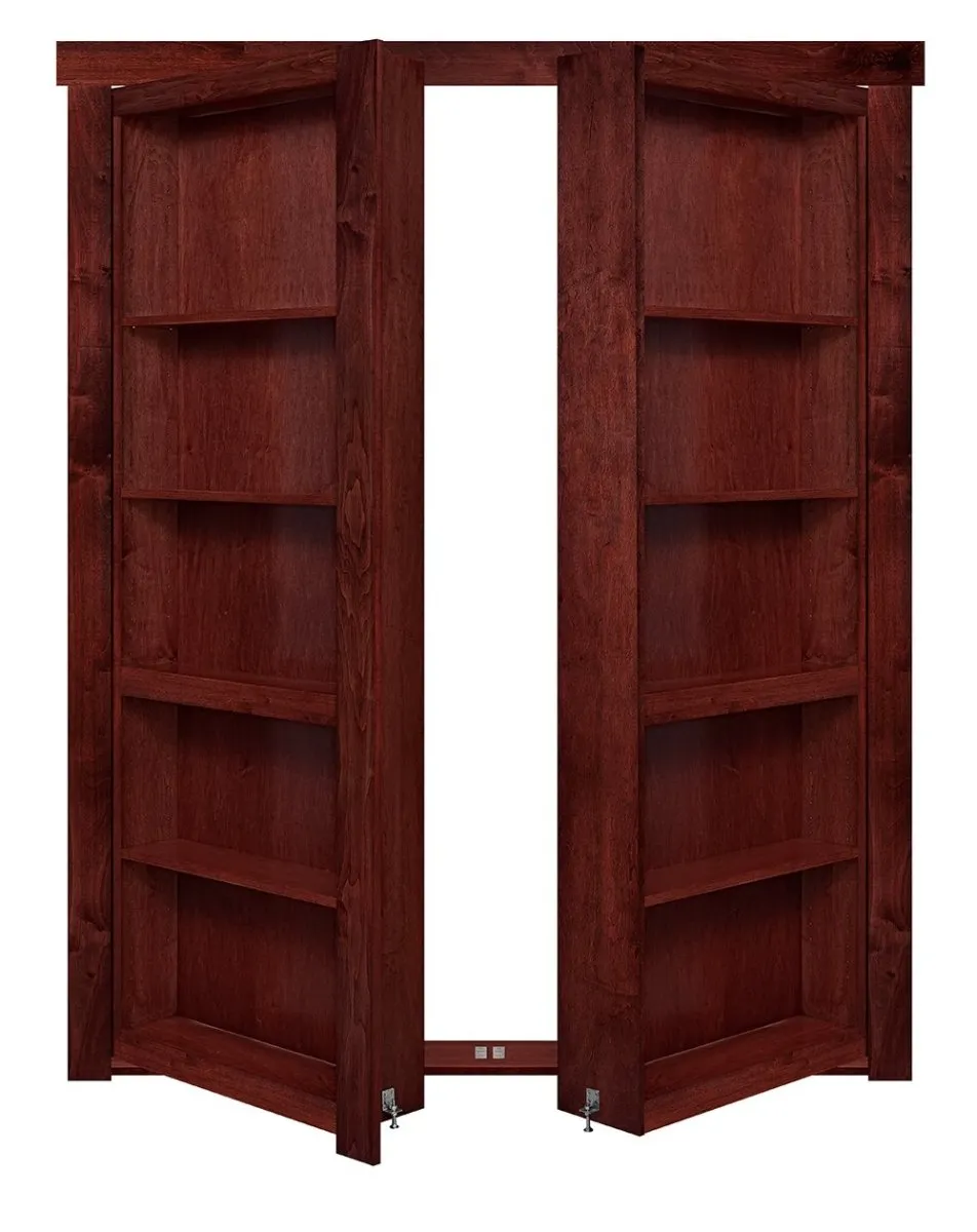 Hidden Maple French Door