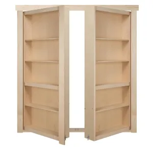 Hidden Maple French Door