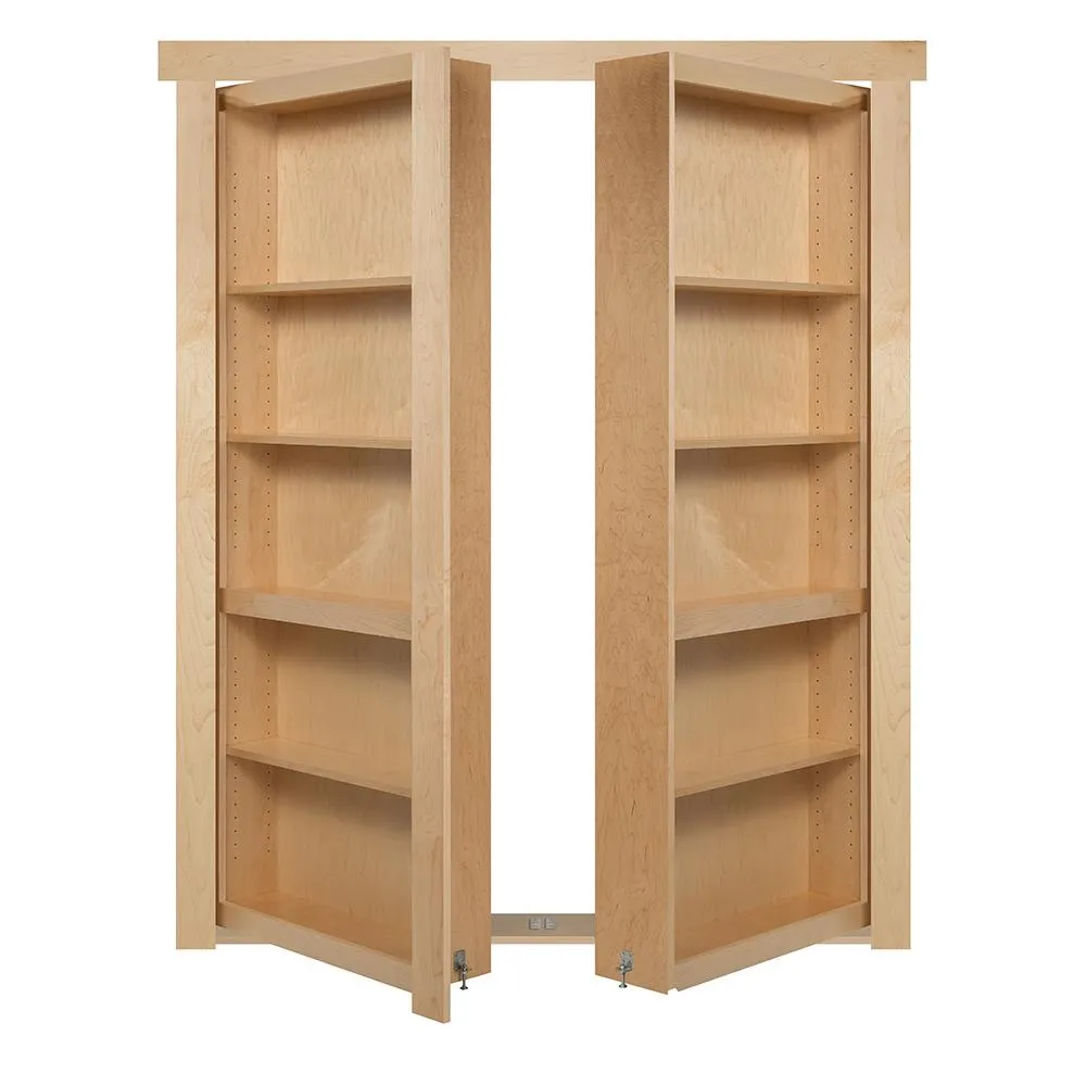 Hidden Maple French Door
