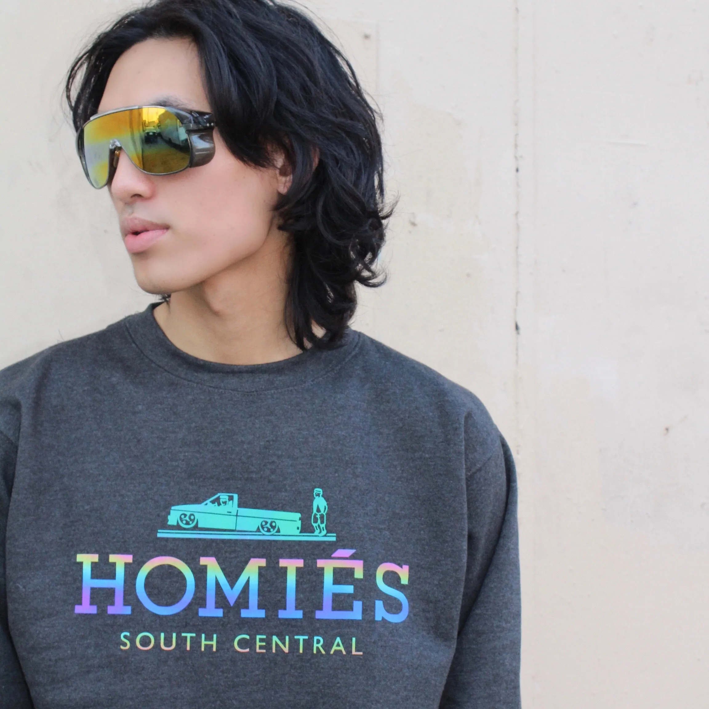 HOMIÉS IRIDESCENT REFLECTIVE SWEATSHIRT