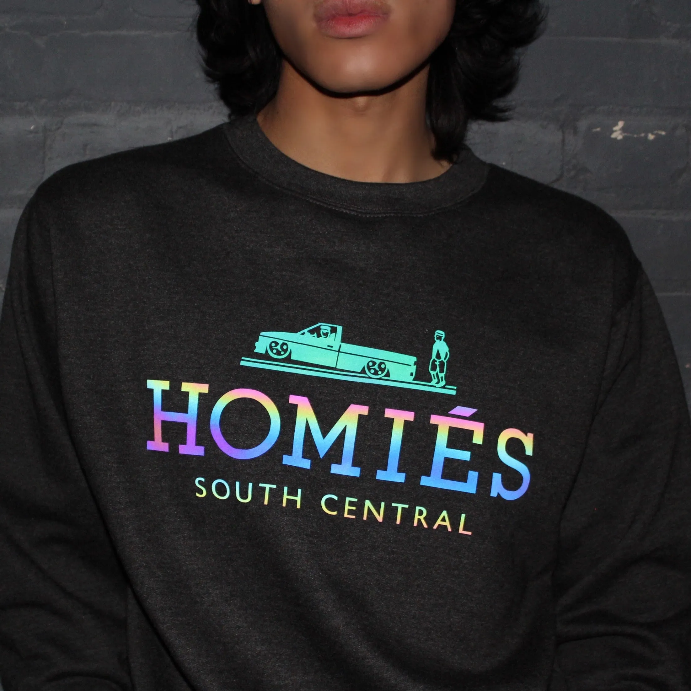 HOMIÉS IRIDESCENT REFLECTIVE SWEATSHIRT